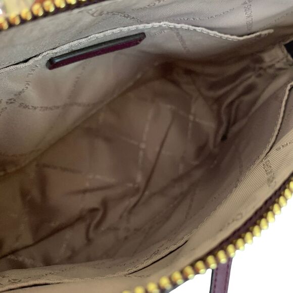 Michael Kors Jet Set Burgundy/Purple Crossbody Bag Coated canvas - Picture 10 of 12